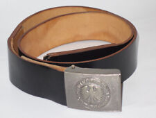 Bundeswehr Gürtel Schwarz 80 - 130 cm Koppel Leder