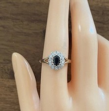 Cluster-Ring 9 kt Gelbgold 0,4