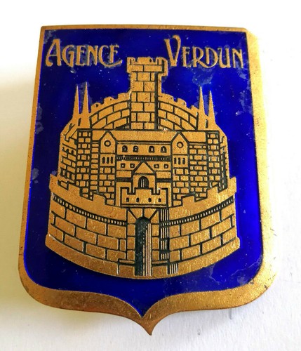 Plakette agence verdun - plakette, email