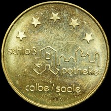 WERTMARKE: Messing-Marke