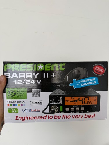 President radio barry - president, ii+