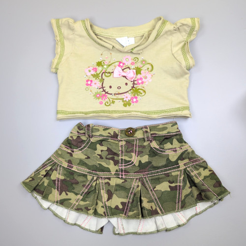 Build bear hello kitty - hello, green