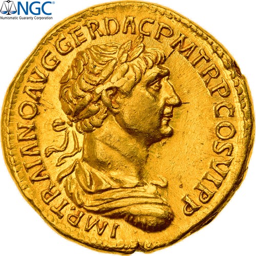 Trajan aureus 113 - trajan,, aureus,