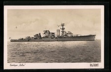 AK Kreuzer Köln vor Anker