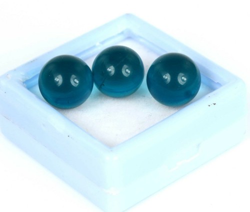 Runde form blauer apatit - runde, kt