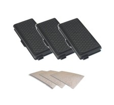3 HEPA Filter + 3 Motorschutzfilter für Miele S5280 und S5781 Filterbox