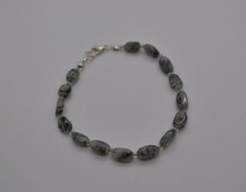 Edelstein Armband mit Rutilquarz und weiß kristall Steine