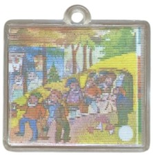 Geschenk TELEVIZAZ 3D Fernseher Kaugummi PAM PAM Israel, 50er Jahre