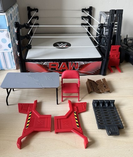 Mattel wwe raw wrestling ring - mattel,