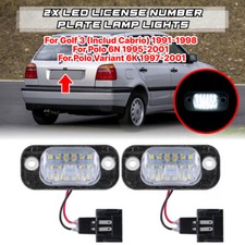 2x Kennzeichenbeleuchtung