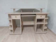 Eck - Schreibtisch , Ahorn