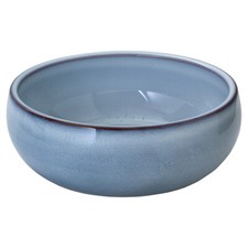 Hunter Keramik-Napf Braga blau für Hunde, rutschfest und langlebig, Unikat