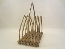 VINTAGE MESSING STÄNDER TOAST