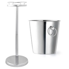 Sektkühler Ständer Edelstahl