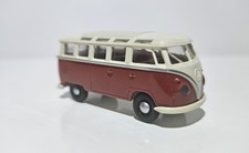 Brekina 1:87 VW T1 VOLKSWAGEN SAMBA BUS ROT WEISS-Beige