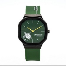 Madison Green Rubber Strap