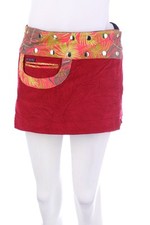 MOSHIKI & NIJENS Rock Minirock Wickel Tropical Print ONE SIZE Pinktöne