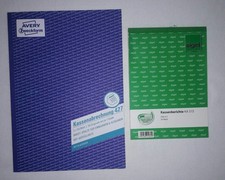 Zweckform Kassenabrechnung 427 Blaupapier A4 + Sigel Kassenberichte KA 515 A5