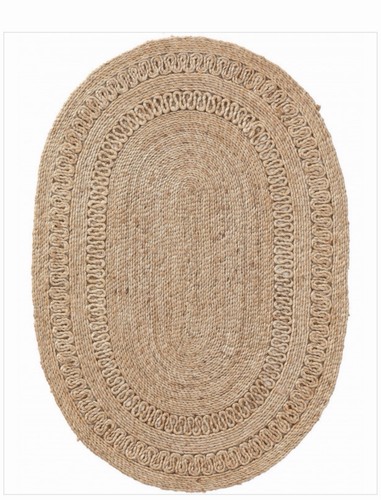 Oval rug 100 natural - oval,