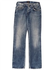 LEE Herren Knox Straight Jeans W32 L34 blau Baumwolle AU21