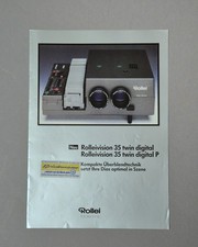 Rolleivision 35 twin digital P Diaprojektor - Prospekt Katalog Broschüre
