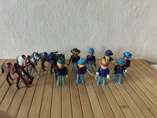 8 Blaurock Nordstaaten  Soldaten  Figuren Playmobil mit Pferden