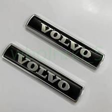 2x Für Volvo Auto Zubehör Kotflügel Abzeichen Aufkleber Embleme Schwarz New