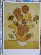 Van Gogh Sonnenblumen Gemälde Kunstwerk Postkarte Ansichtskarte 3057