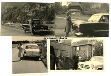 4x Orig. Foto Pkw Auto 1950'er