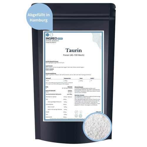 Taurin Pulver | Taurine | 100g