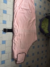 Super schöne und dicke rosa Fleece-Abschwitzdecke in 145 cm