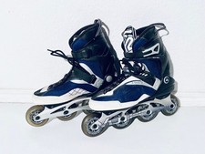 K2 Inlineskates/Inliner „Moto Speed“ - Maxi Wheel 80 mm - Größe 44,5 - Blau/Weiß
