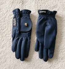 ROECK GRIPP Roeckl Sporthandschuhe 4 blau Reithandschuhe 