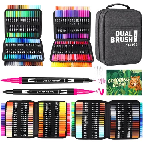 144er dual brush pen set - dual,