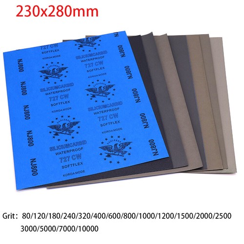 Schleifpapier p80 p10000 nass - p80-p10000,
