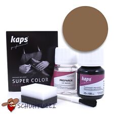 Lederfarbe kaps SUPER COLOR SET m. PREPARER + über 80 Farben + Schuhfarbe Leder
