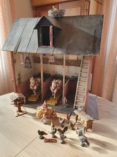 Antike Puppenstube Bauernhof /