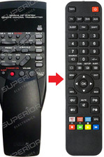 Ersatz Fernbedienung für Yamaha RX-392 | RX-396 | RX-396 | RX-396RDS