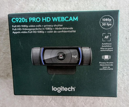 Logitech webcam c920s pro - logitech, hd