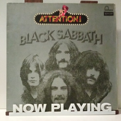 Black sabbath attention - black,