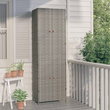 Poly rattan gartenschrank - poly,