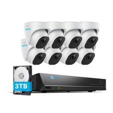 Refurbished Reolink 16CH NVR 4K CCTV Überwachungskamera Set Aussen RLK16-820D8-A