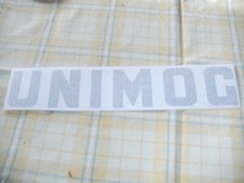 Unimog Aufkleber Schriftzug 2010 U401 U411 U421 ( silber )