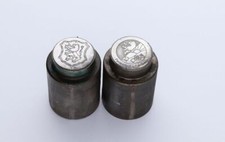 Historischer Prägestempel Wappen Feriendorf Frankenau Wappen Löwe Münze Unikat M