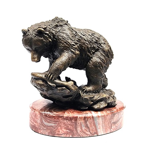 Bronzefigur bronze bär - bronze,