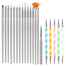 Nagel pinsel set - pinsel, 20