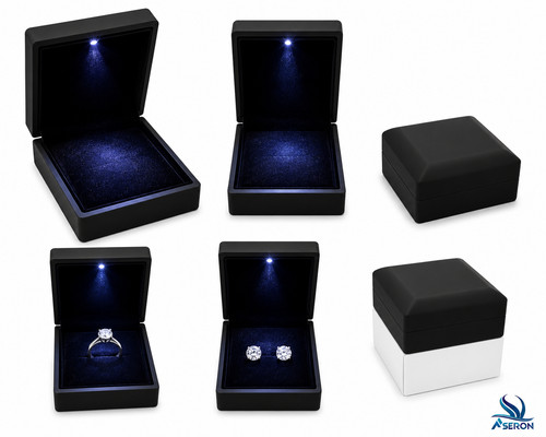 Led schmuckbox schwarz - led,