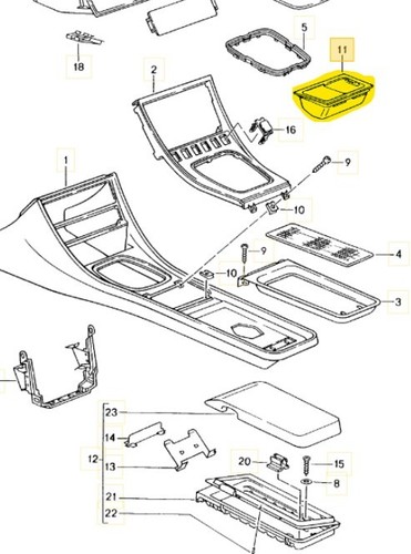 Cupholder für porsche 944 - für,