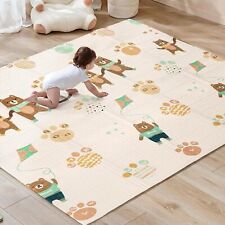 Krabbelmatte 200x180cm Spielmatte Baby Faltbar Spielunterlage Wasserdicht DHL
