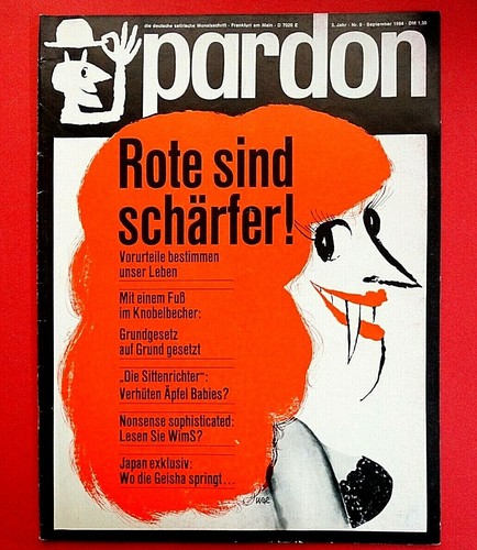 Satire zeitschrift pardon nr - pardon,